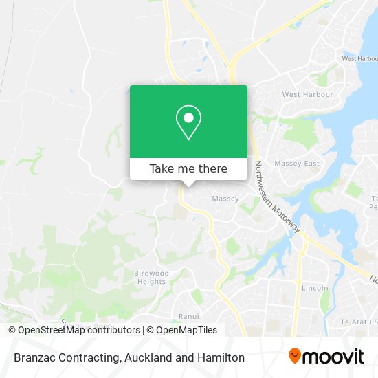 Branzac Contracting map