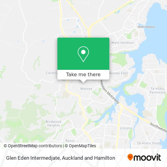 Glen Eden Intermedjate map