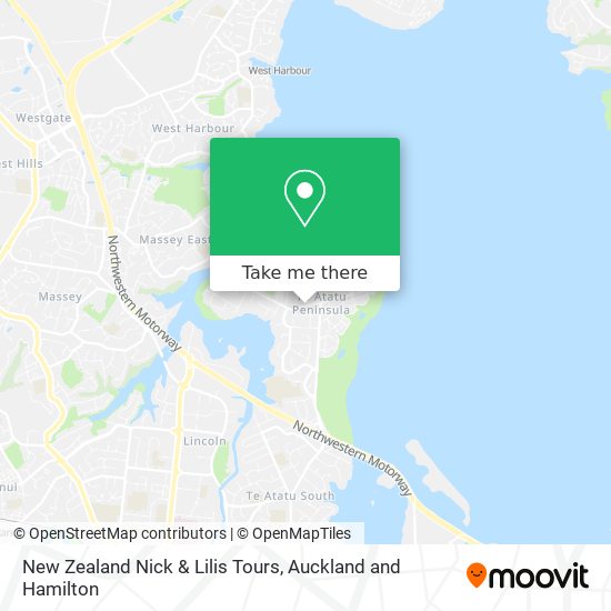 New Zealand Nick & Lilis Tours地图