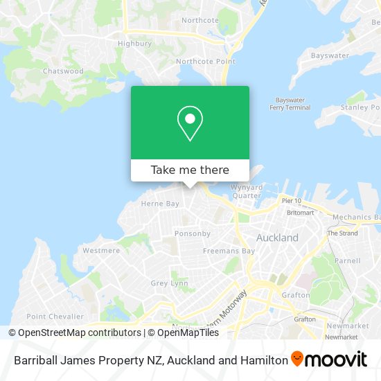 Barriball James Property NZ map