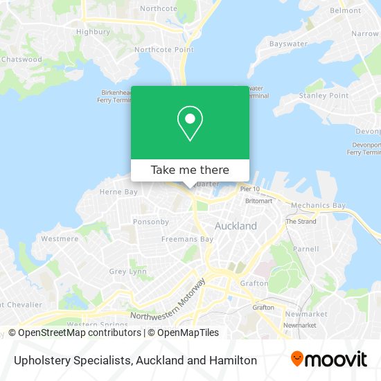 Upholstery Specialists map