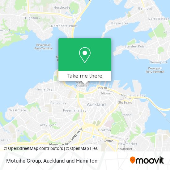 Motuihe Group map