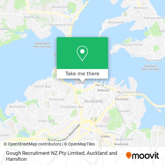 Gough Recruitment NZ Pty Limited map