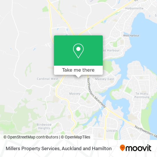 Millers Property Services map