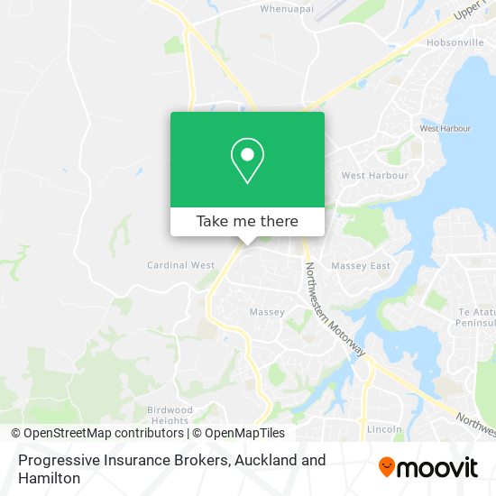 Progressive Insurance Brokers map