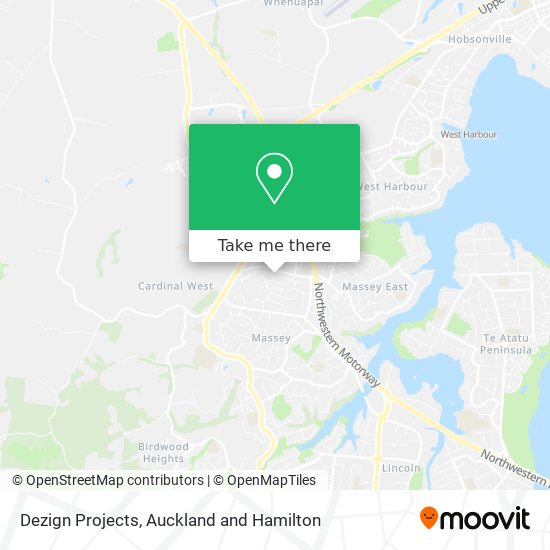 Dezign Projects map