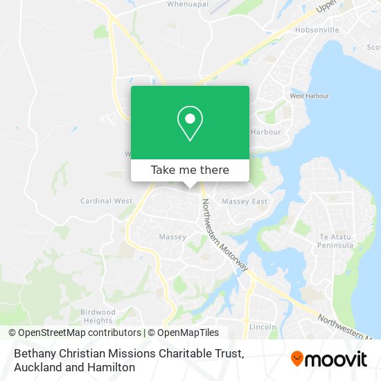 Bethany Christian Missions Charitable Trust map