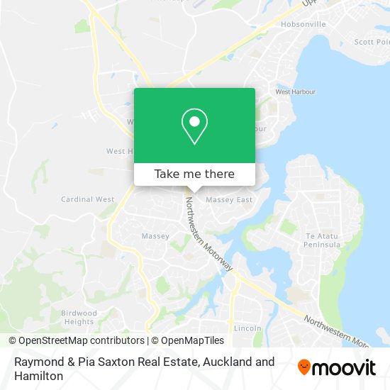 Raymond & Pia Saxton Real Estate map