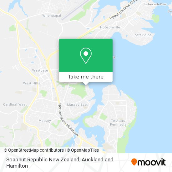 Soapnut Republic New Zealand地图