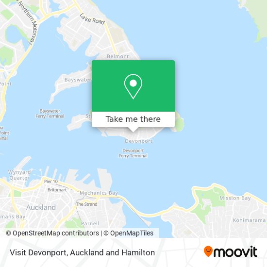 Visit Devonport map