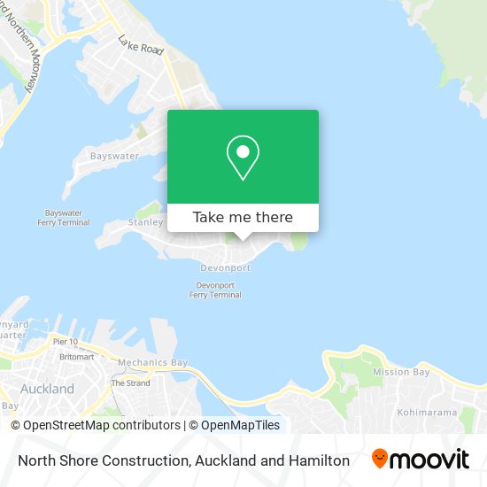 North Shore Construction map