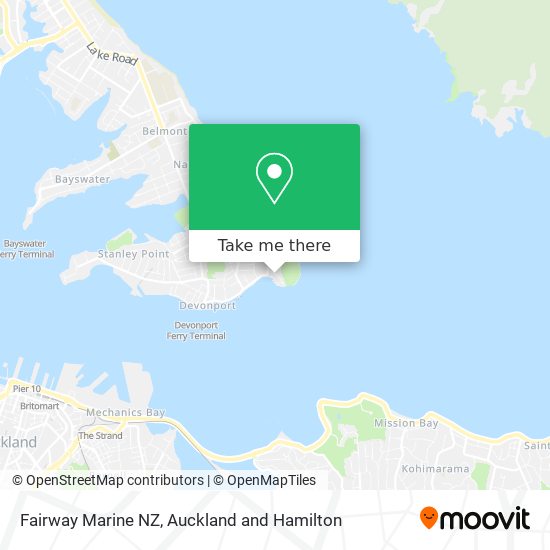 Fairway Marine NZ map