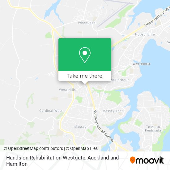 Hands on Rehabilitation Westgate map