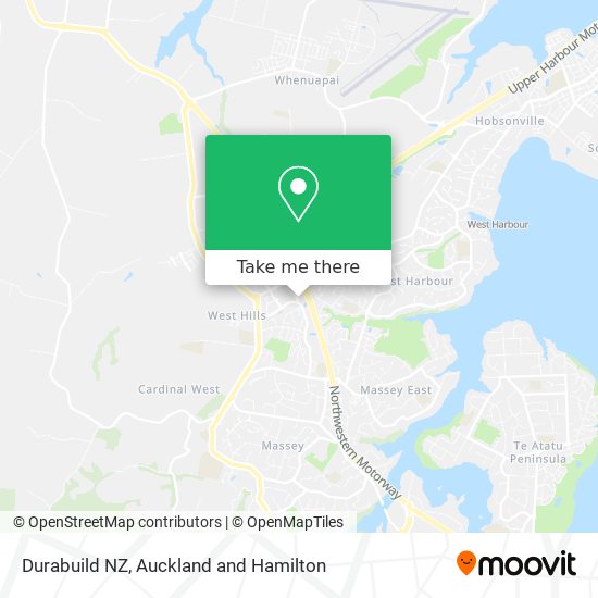 Durabuild NZ map