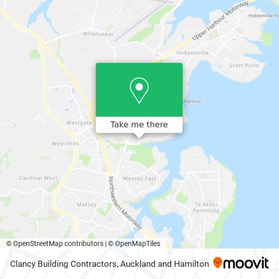 Clancy Building Contractors map