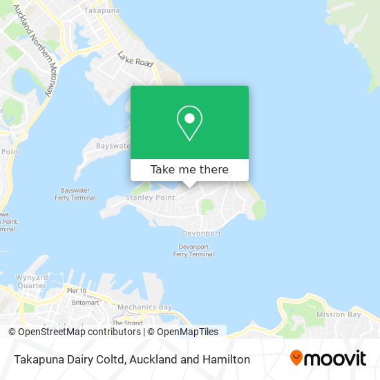 Takapuna Dairy Coltd map