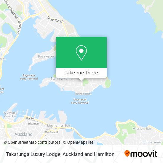 Takarunga Luxury Lodge map