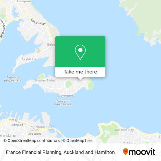 France Financial Planning map