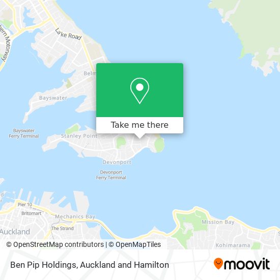 Ben Pip Holdings map