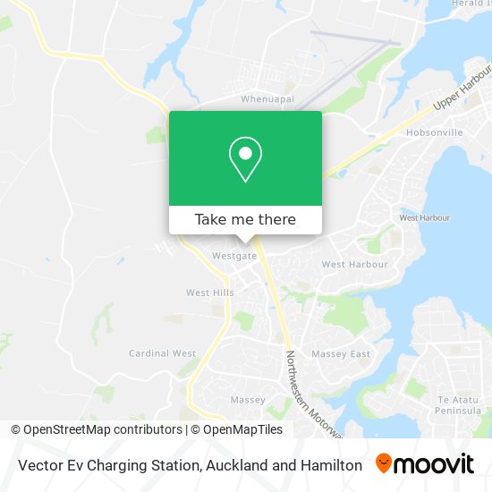 Vector Ev Charging Station map