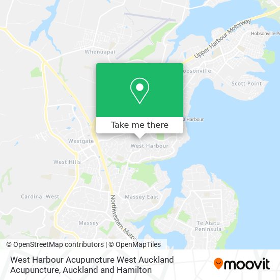 West Harbour Acupuncture West Auckland Acupuncture map