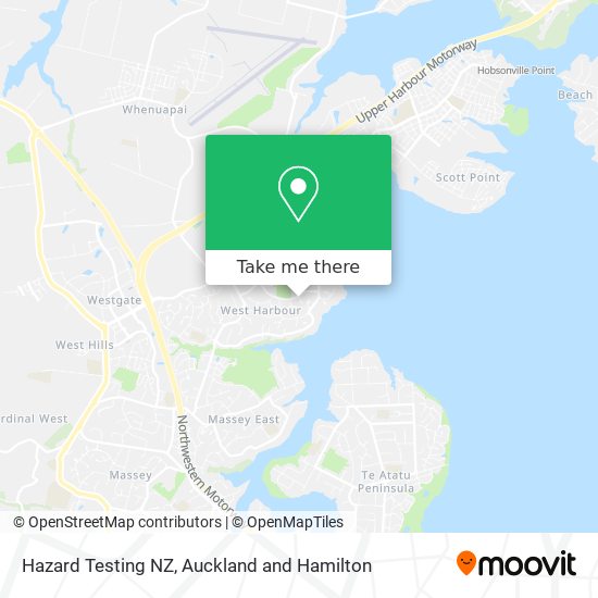 Hazard Testing NZ map