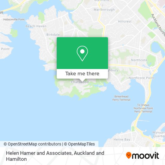 Helen Hamer and Associates map
