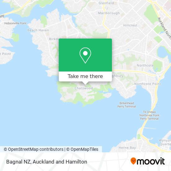Bagnal NZ map