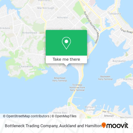 Bottleneck Trading Company map