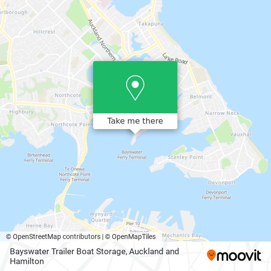 Bayswater Trailer Boat Storage map