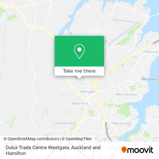Dulux Trade Centre Westgate map