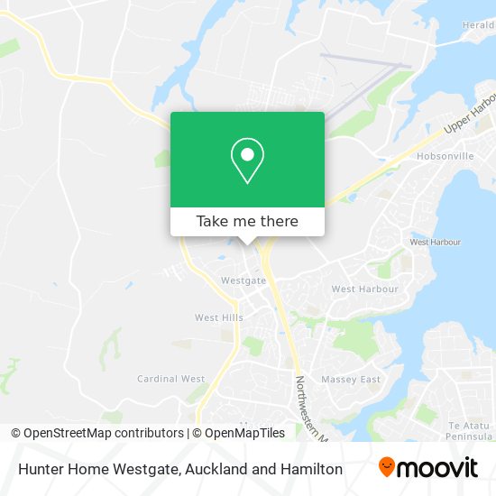 Hunter Home Westgate map