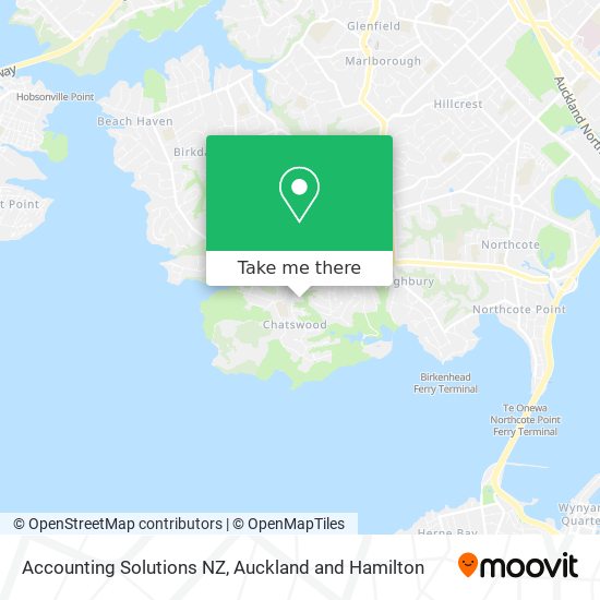 Accounting Solutions NZ map