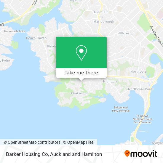 Barker Housing Co map