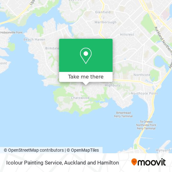 Icolour Painting Service map