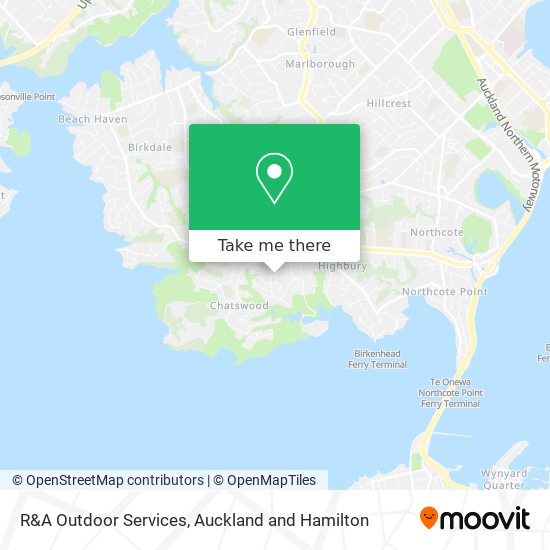 R&A Outdoor Services map