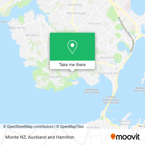 Mixrite NZ map