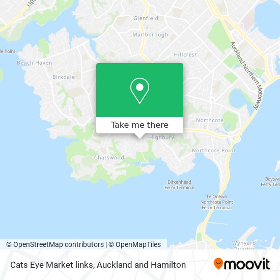 Cats Eye Market links map