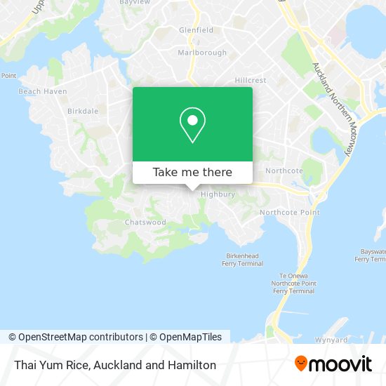 Thai Yum Rice map