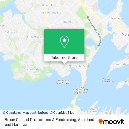 Bruce Cleland Promotions & Fundraising map