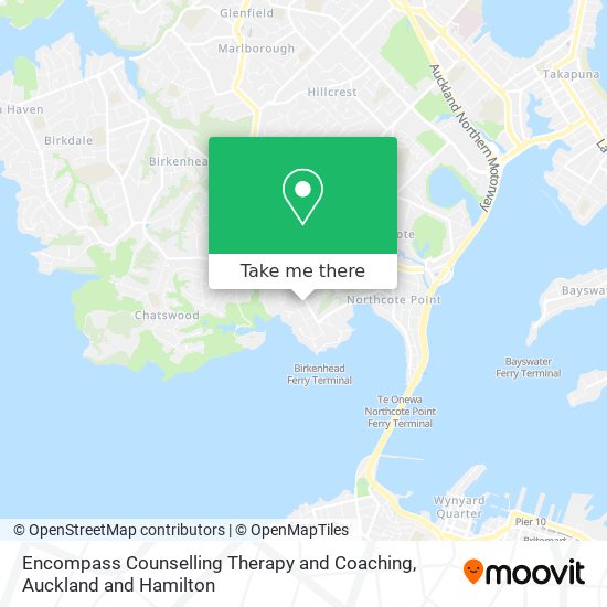 Encompass Counselling Therapy and Coaching map