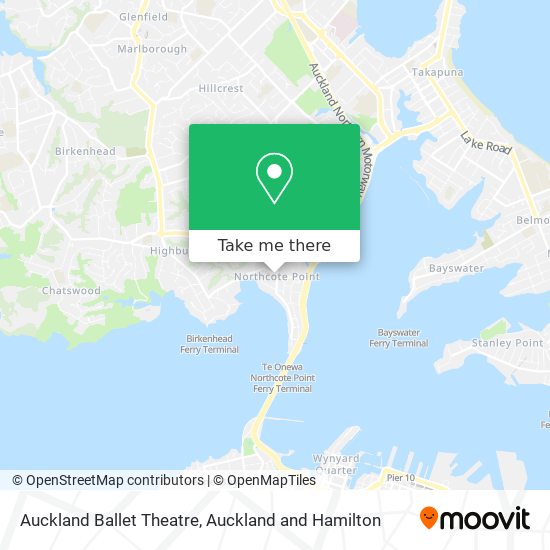 Auckland Ballet Theatre地图