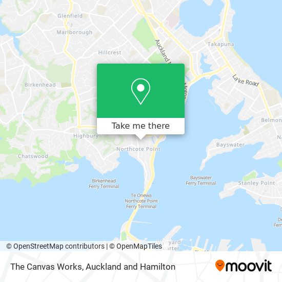 The Canvas Works map