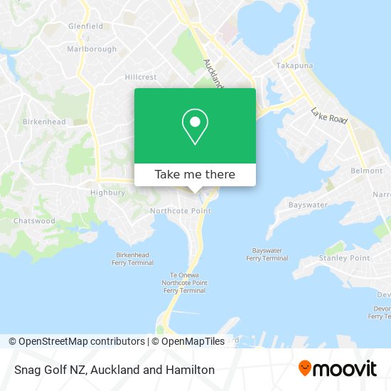 Snag Golf NZ地图