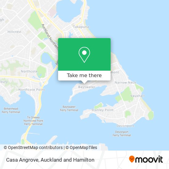 Casa Angrove map