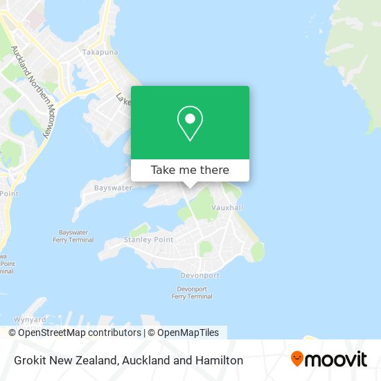 Grokit New Zealand map