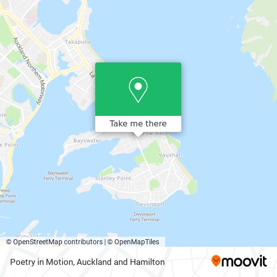 Poetry in Motion map