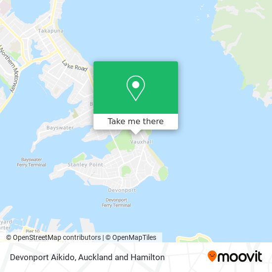 Devonport Aikido map