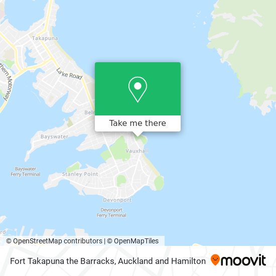 Fort Takapuna the Barracks地图