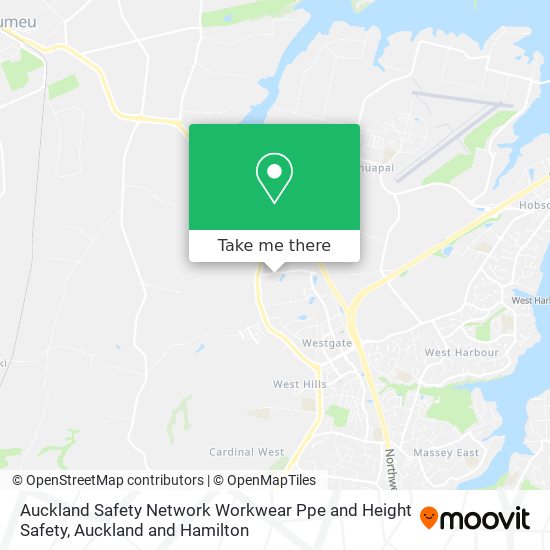Auckland Safety Network Workwear Ppe and Height Safety map